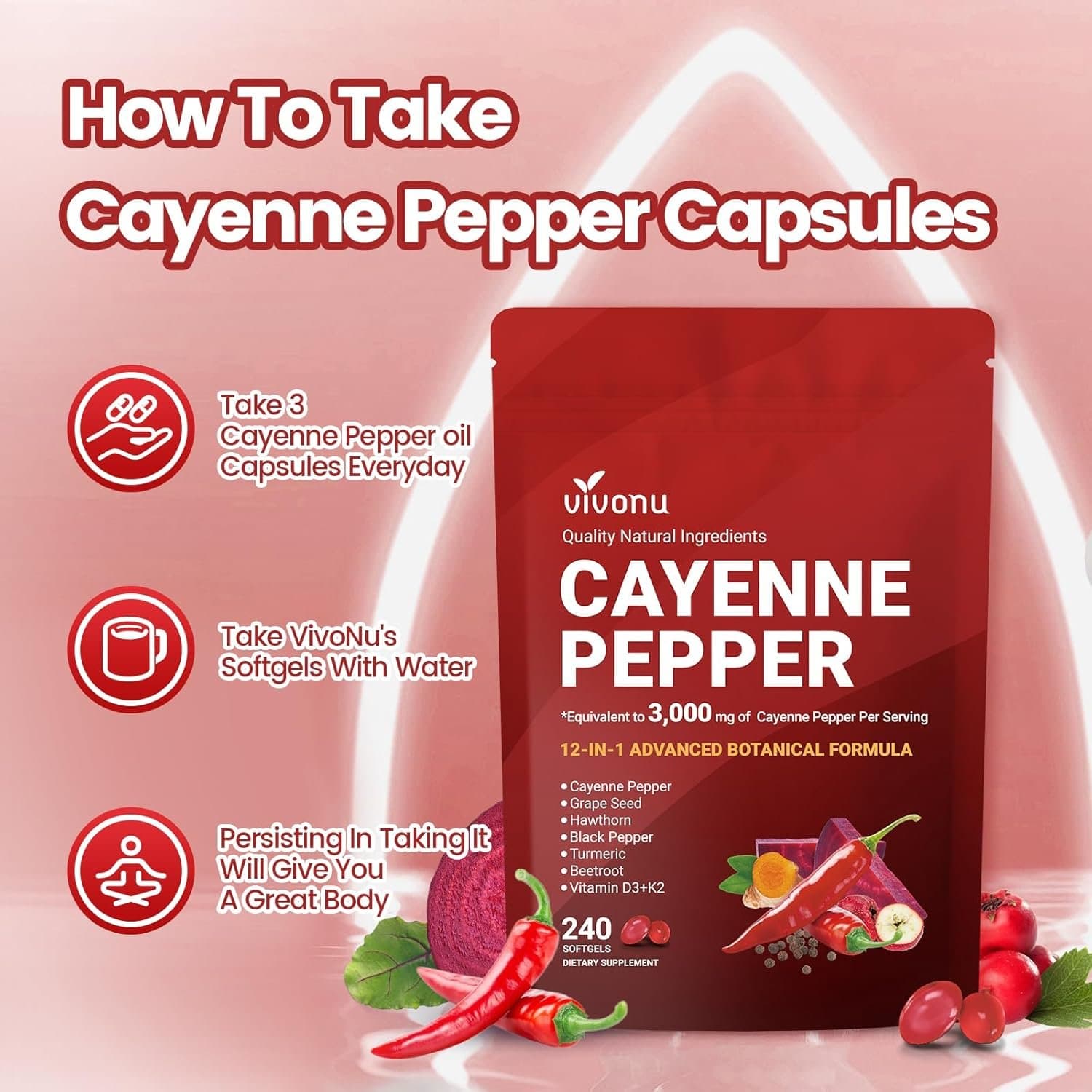 VivoNu Cayenne Pepper 12-in-1, photo 7