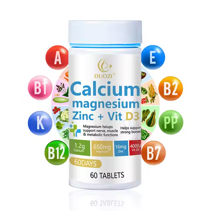 DUOZI Calcium Magnesium Zinc + Vitamin D3 – Bone & Immune Support Formula - Image 2