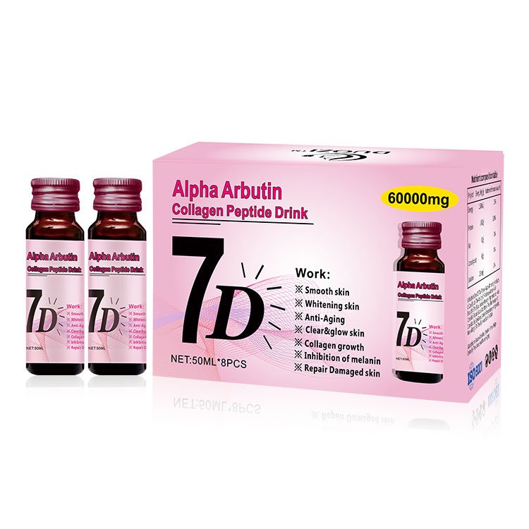 7D Alpha Arbutin Collagen Peptide Drink – 60000mg Brightening & Anti-Aging Formula