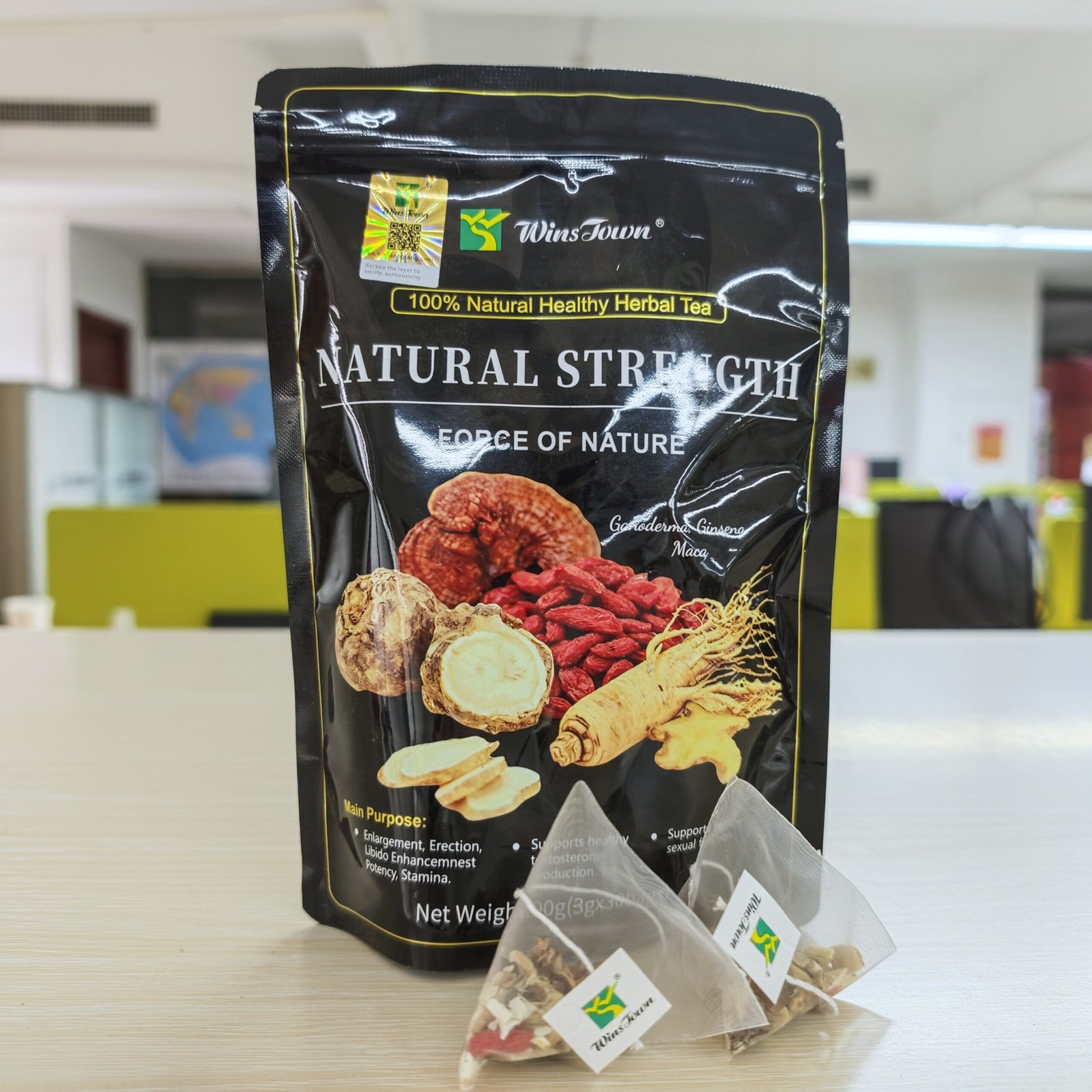 Wins Town Natural Strength Force of Nature Herbal Tea