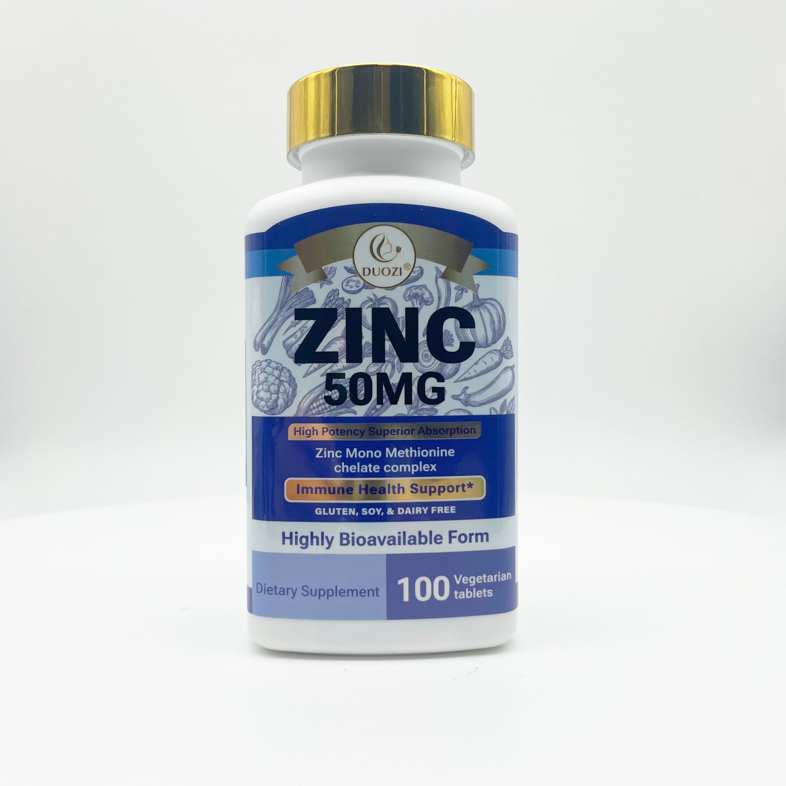 Duozi Zinc 50mg – High Potency Zinc Supplement