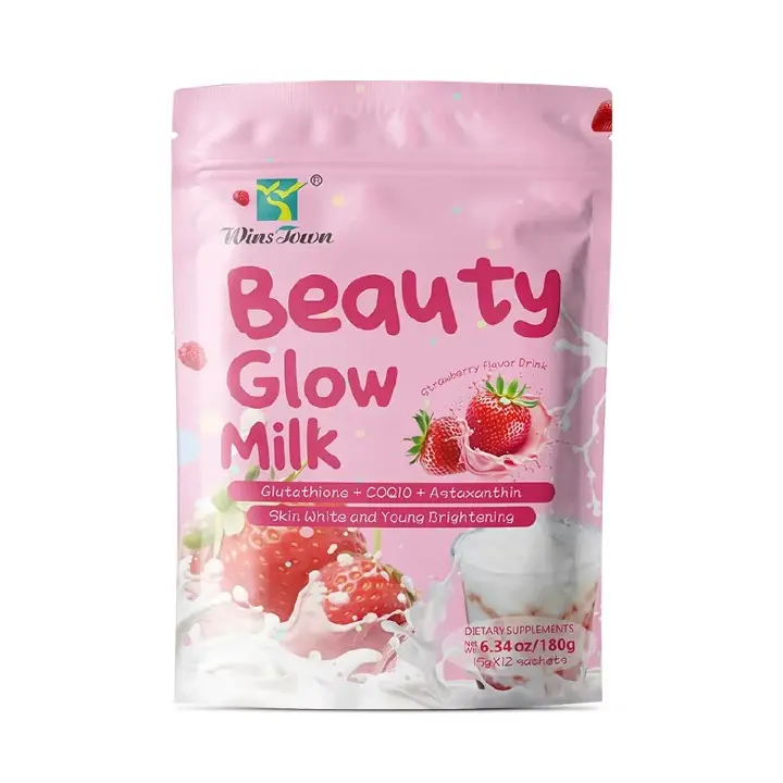 Wins Town Beauty Glow Milk – Collagen Drink Powder for Skin Brightening & Joint Health